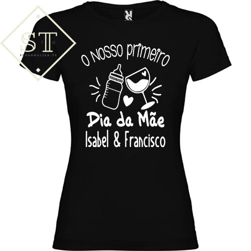 Nosso Primeiro dia Da Mãe curvo - Sê-Tu